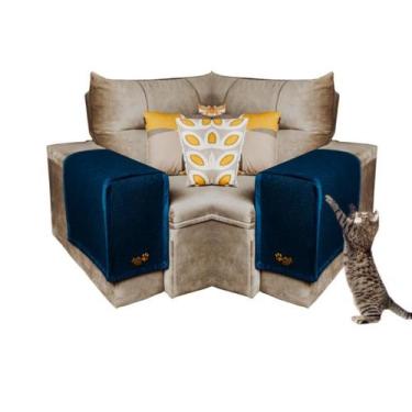 Imagem de Arranhador Para Gatos Protetor Braço Sofa 2 Pecas - Au Au Miau Company