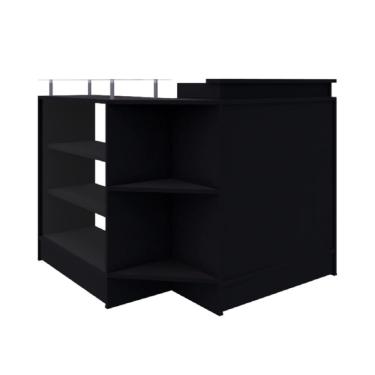 Imagem de Balcão Lzinho Vitrine Preto - Deep