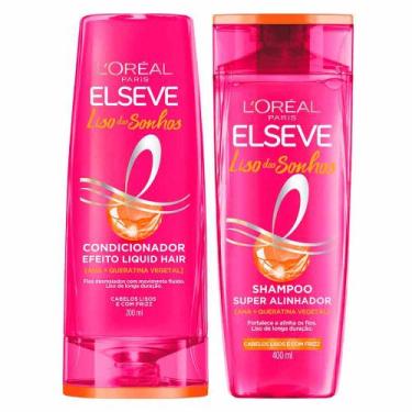 Imagem de Elseve Liso dos Sonhos Kit - Shampoo 400ml + Condicionador 200ml, Kit