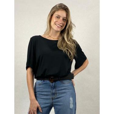 Imagem de Blusa Lira - Luciana Schobiner, Preto, G