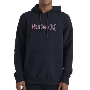 Imagem de Moletom Hurley Canguru O&O Surf Noise WT25 Preto