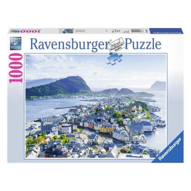 Imagem de Puzzle 1000 peças Alesund - Noruega - Importado - Ravensburger