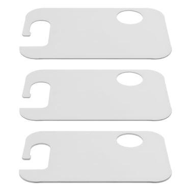 Imagem de ECSiNG 3 peças de arruela de dobradiça frontal inferior 81 x 51,3 mm 7L5831483 95553148300 compatível com Wolkswagen Golf 4 1997–2006