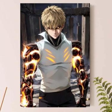 Imagem de Placa Quadro Decorativo On.e Pu.nch Man - Ge.nos (Genos_01)