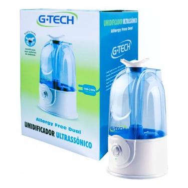 Imagem de G-Tech Umidificador Ultrassónico 110/220 3 Litros Allergy Free Dual