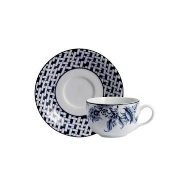 Imagem de Xicara Café com Pires Porcelana Schmidt - Dec. Tamandaré 2402, 2402, 1