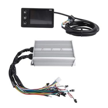 Imagem de Kit de controlador de motor sem escova V890 Visor 36V 48V 60V 1500W 50A Controlador de bicicleta de scooter elétrica com tela LCD Tela impermeável