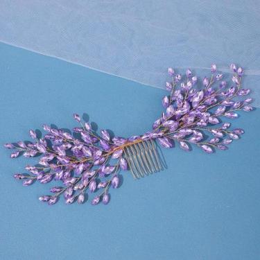 Imagem de Tiara De Cristal Com Strass Para Noivas, Acessórios De Cabelo Luxuosos