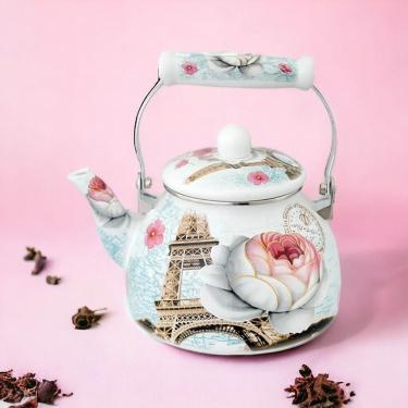 Imagem de Chaleira Esmaltada Vintage 2,5L à Indução Charm Paris