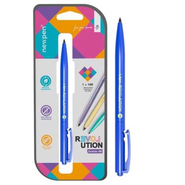 Imagem de LAPIS GRAFITE REVOLUTION RETRATIL METALLIC BLUE HB NEWPEN