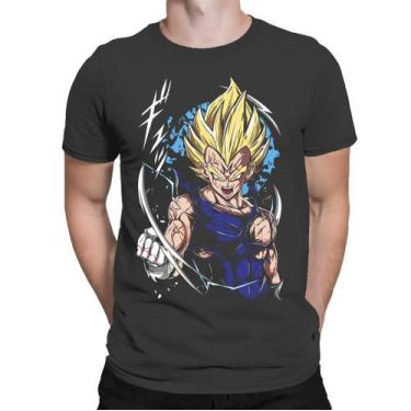 Imagem de Camiseta Unissex Dragon Ball Personagem Vegeta - Shimai, P