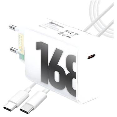 Imagem de Fonte Carregador C/ Cabo Turbo 168W Usb-C Xiaomi Bivolt