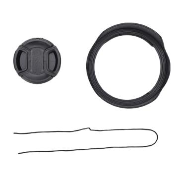 Imagem de Akozon Capa e Tampa da Lente da Câmera Adequadas para Capa de Lente RF50mm 1.8 STM ES-65BII Com Tampa de 43 Mm