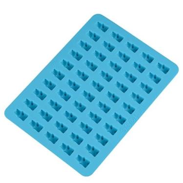 Imagem de 50 Grades Molde de Goma de Urso Silicone para Fondant e Decoração de Chocolate (Azul)