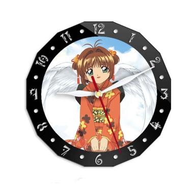 Imagem de Relógio de parede Cards Captors Sakura Silent 15 cm de vidro+acrílico