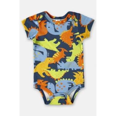 Imagem de Body Bebê Menino Manga Curta Estampado Dino Up Baby-Masculino