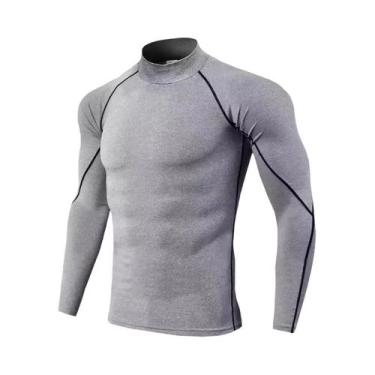 Imagem de Camiseta De Compressão De Manga Longa Para Corrida Masculina, Rápido S