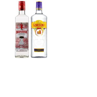 Imagem de Kit Gin Beefeater London Dry + Gin Gordon's London Dry 750ml cada