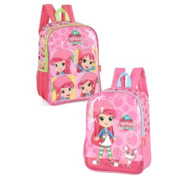 Imagem de Mochila Costas Infantil Luxcel Moranguinho IS41151MG Rosa