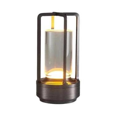 Imagem de Luminária De Mesa LED Sem Fio Recarregável, Luz Criativa De Ambiente P