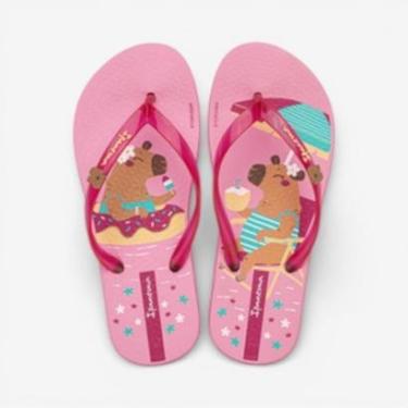 Imagem de Chinelo Ipanema Hype Infantil Capivaras Rosa-Feminino