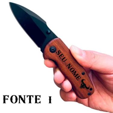 Imagem de Canivete Inox/madeira Personalizado Com Seu Nome - DU INTERIOR, Fonte 