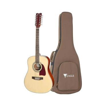 Imagem de Violao eagle aço eletrico ch 888e12 12 cordas satin natural acetinado 