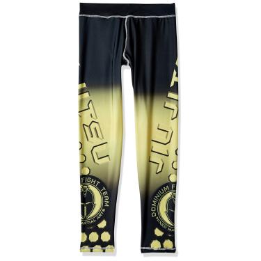 Imagem de Calça de Compressão Termica Legging Feminina - 2482 - Amarela - Jiu Jitsu - PP