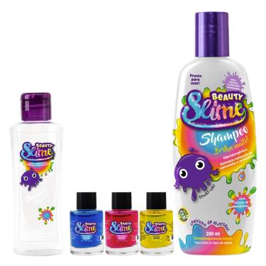 Imagem de Shampoo Beauty Slime com 200ml + Kit Mix Faça a Cor do Seu Shampoo 1 Unidade