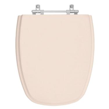 Imagem de Assento Sanitário Poliester Monte Carlo Rosa Floral para Vaso Deca