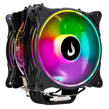 Imagem de Cooler Para Processador Rise Mode Winter 120mm ARGB Intel/AMD Preto - RM-ACW-01-ARGB