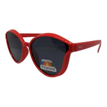 Imagem de Oculos de Sol Infantil Flexível Nylon Polarizado UV400 kids (gatinho vermelho)