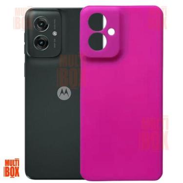 Imagem de Capa Capinha Case Aveludada Para Motorola Moto G55 5G Rosa Pink - LXL