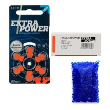 Imagem de Kit Silica Gel Desumidificadora Com Pilhas Aparelho Auditivo - Silica 