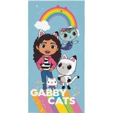 Imagem de Toalha de Banho Aveludada Estampada A Casa Mágica de Gabby 0,70cm x 1,
