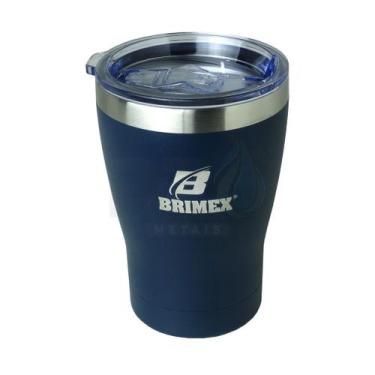Imagem de Copo Térmico com Tampa Brimex Inox 330ml Chopp, Cerveja ou Café Várias