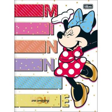 Imagem de Caderno Tilibra universitário Minnie brochura 200x275mm 80fl