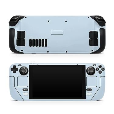 Imagem de TACKY DESIGN Película de cor sólida para Steam Deck LCD e OLED - Adesivo de vinil premium 3M (azul pastel em pó)