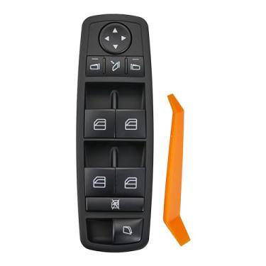 Imagem de ZAPOSTS Interruptor elétrico de janela serve para Mercedes-Benz W164 W251 GL320, GL350, GL450, R320, R350, R500, R63 AMG. Interruptor mestre vidrios de porta de controle lateral do motorista.