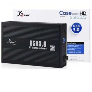 Imagem de Case Externo Para Hd 3.5 Sata Pc Computador Usb 3.0 Kp-hd004