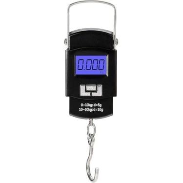 Imagem de Balança Portátil Digital de Precisão 50kg para Pesca, Despacho, Mala C