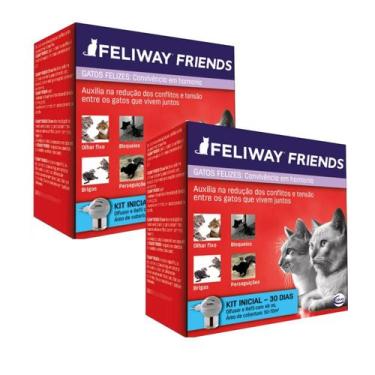 Imagem de Kit 2 un FELIWAY FRIENDS DIFUSOR 48ML + REFIL - Ceva