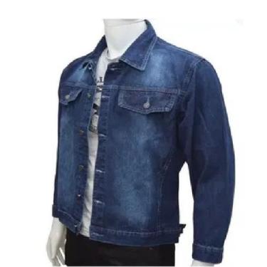 Imagem de Jaqueta Sarja Masculina Com Bolsos - TLT, Azul jeans2, M