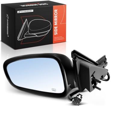 Imagem de A-Premium Espelho retrovisor traseiro externo preto liso e não dobrável - compatível com Chevrolet Impala 2000-2005