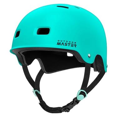 Imagem de OutdoorMaster Capacete de ciclismo para skate - Beetles confortável, capacete de bicicleta para adultos, jovens e crianças - dois forros removíveis, ventilação, multiesportivo, scooter, patins