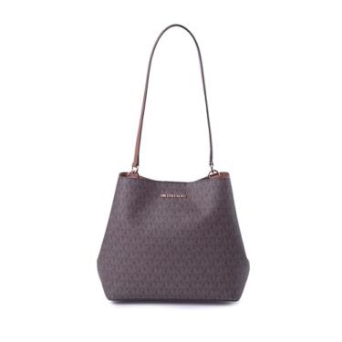 Imagem de Michael Kors Bolsa de ombro Pratt Medium Signature Logo (marrom), Marrom, Medium, Bolsa de ombro