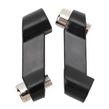 Imagem de Kit Adaptador de Espelho Riser Espelho Extensor de Espelho de Motocicleta M10 X 1.5mm Extensão de Espelho Segurança Plástico Preto Apto para F900xr C400gt