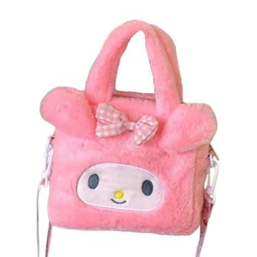 Imagem de Bolsa Bolsinha Infantil Meninas Pochete Mochila Cor De Rosa