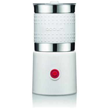 Imagem de Espumador Elétrico para Leite 400 mL, Aço Inoxidável, 110v, BODUM 11901 913US, Branco