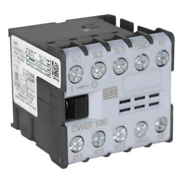 Imagem de Mini Contator Weg 7A Tripolar 1Na Cw07-10-30D24